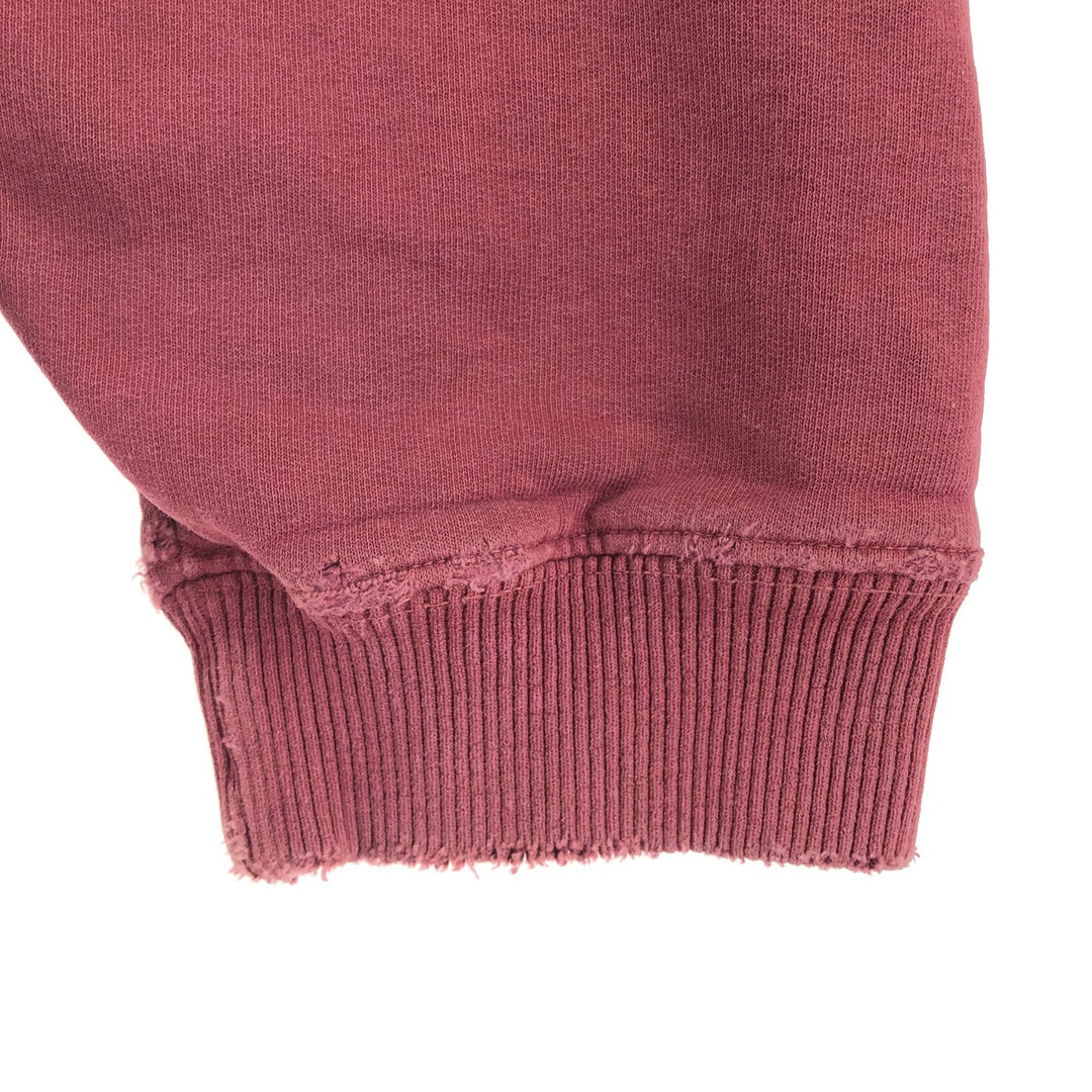 2000'S Eddie Bauer logo sweatshirt, made in Canada, men's size XXL cotton red type reddish brown Vintage Second Hand