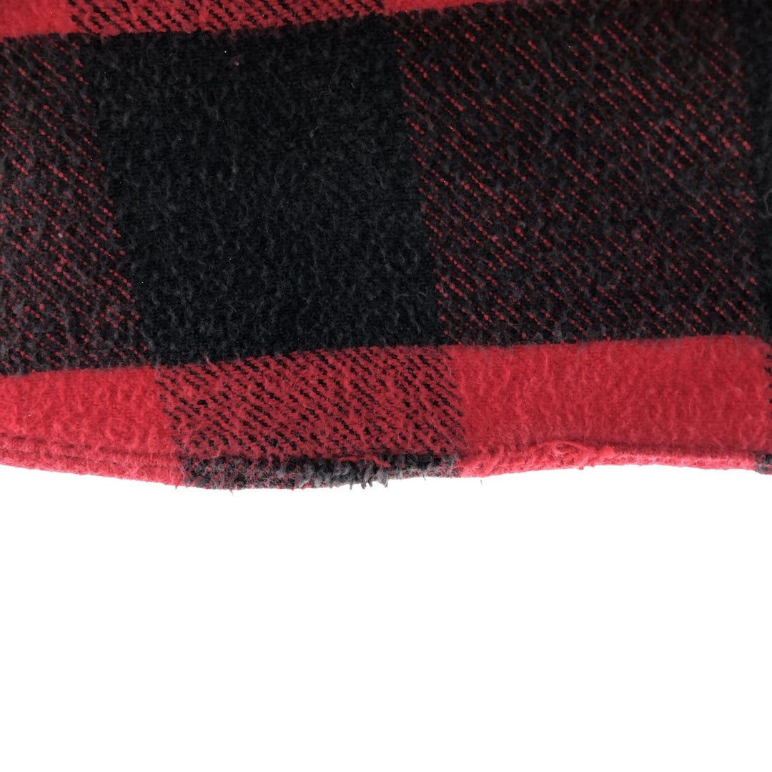 ~90'S Dakota Buffalo Check Long Sleeve Heavy Flannel Check Shirt Men's L Size Vintage /eaa523024