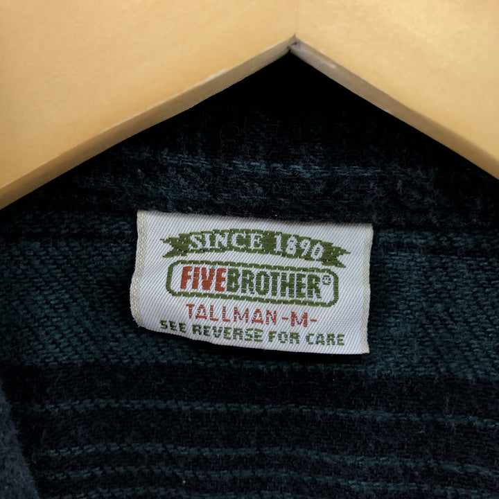 90'S Five Brother Long Sleeve Flannel Check Shirt Men's Medium Vintage /eaa523035