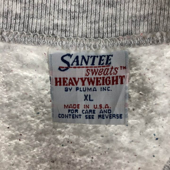 90'S SANTEE Hard Rock Cafe Advertising Sweatshirt, Men's Size XL polyester gray type Vintage Second Hand