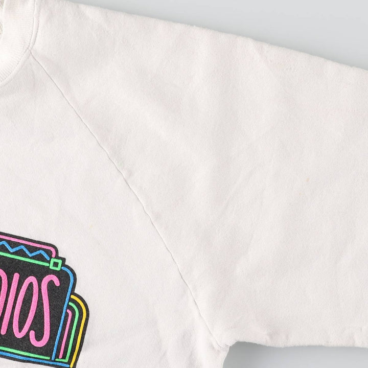 90'S Fruit of the Loom Universal Studios Sweatshirt, Men's Size XL unclear white type Vintage Second Hand