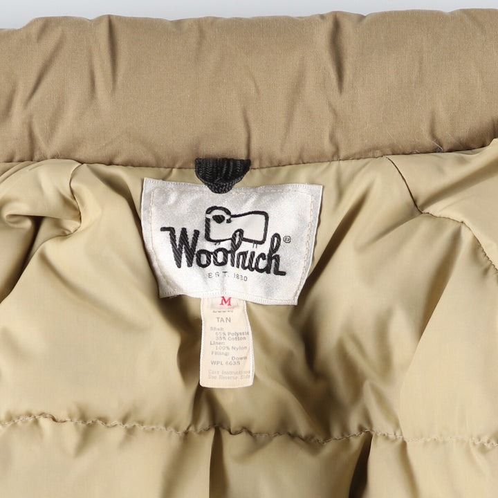 70'S WOOLRICH Down Jacket, Men's M size, Vintage polyester Beige type Vintage Second Hand