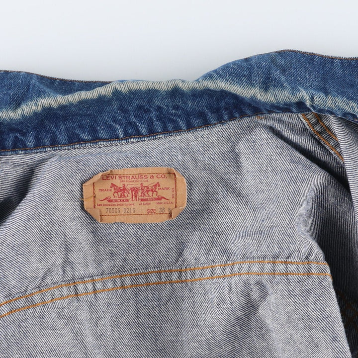 90'S Levi's 70506-0216 denim jacket, denim jacket, made in USA, men's size S, vintage /eaa523219