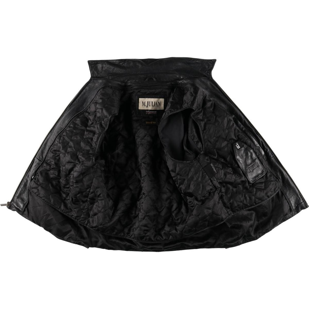 WILSONS LEATHER M.JULIAN Swing Top Type Leather Blouson Men's L Size /eaa523224