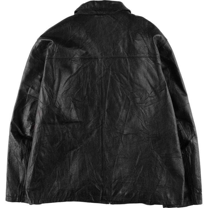 CROFT AND BARROW Swing Top Type Leather Blouson Men's XL Size /eaa523225