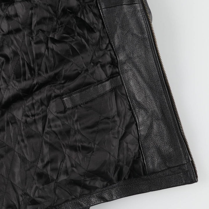 CROFT AND BARROW Swing Top Type Leather Blouson Men's XL Size /eaa523225