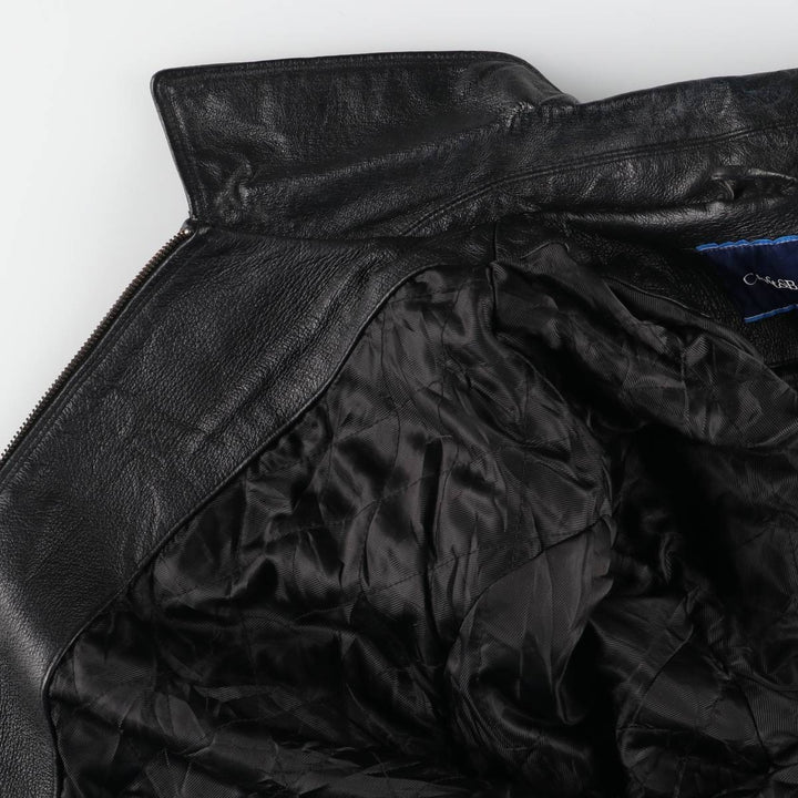 CROFT AND BARROW Swing Top Type Leather Blouson Men's XL Size /eaa523225