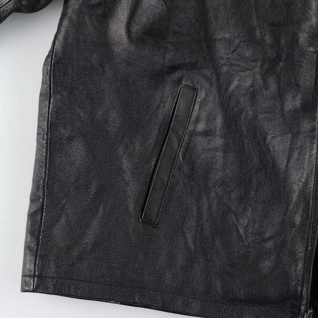 CROFT AND BARROW Swing Top Type Leather Blouson Men's XL Size /eaa523225