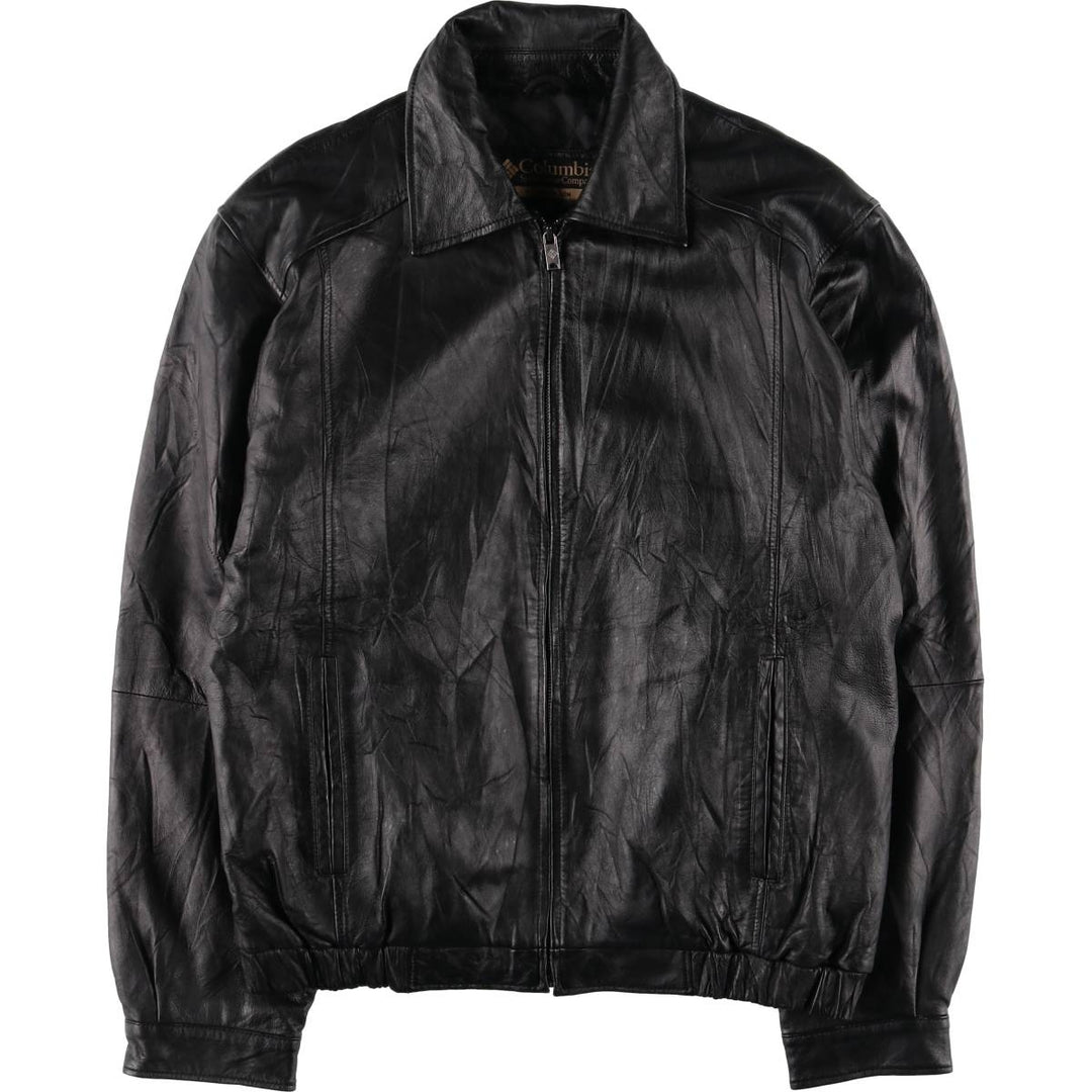 Columbia Swing Top Type Leather Blouson Men's Size L / eaa523226