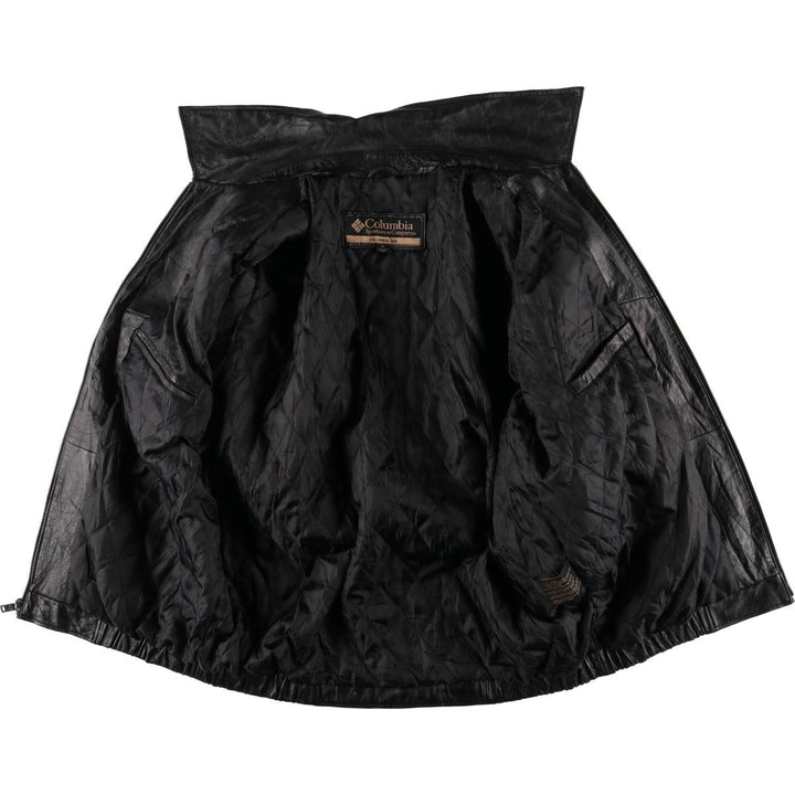 Columbia Swing Top Type Leather Blouson Men's Size L / eaa523226