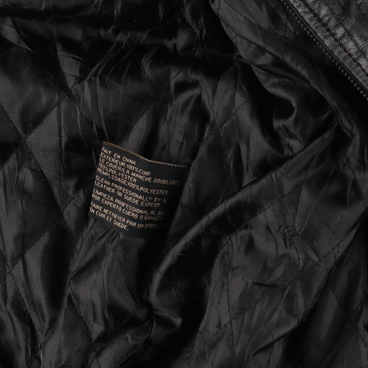 Columbia Swing Top Type Leather Blouson Men's Size L / eaa523226