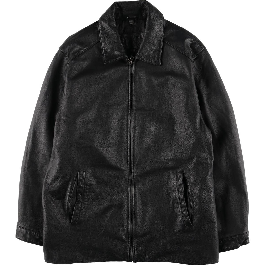 ST.JOHN'S BAY Swing Top Type Leather Blouson Men's L size /eaa523228