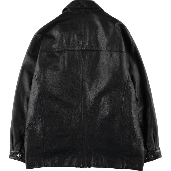 ST.JOHN'S BAY Swing Top Type Leather Blouson Men's L size /eaa523228