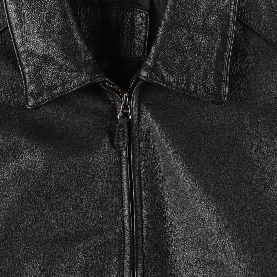 ST.JOHN'S BAY Swing Top Type Leather Blouson Men's L size /eaa523228