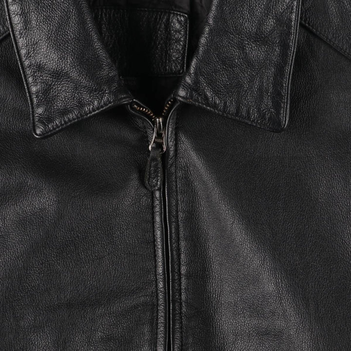 ST.JOHN'S BAY Swing Top Type Leather Blouson Men's L size /eaa523228