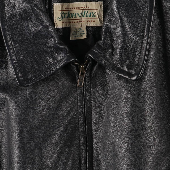 90s~00'S St. John's Bay Swing Top Type Leather Blouson Men's XL Size Vintage /eaa523229