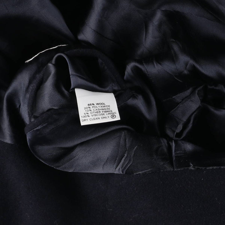 SAVOY TAYLORS GUILD Cashmere Blend Double Breasted Wool Chesterfield Coat Men's L size /eaa523248