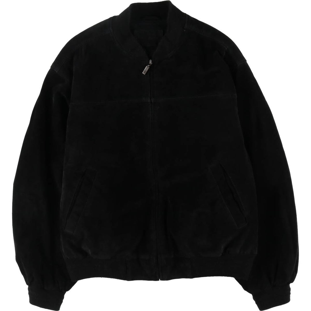 CROFT AND BARROW Padded suede leather blouson, men's size M /eaa523281