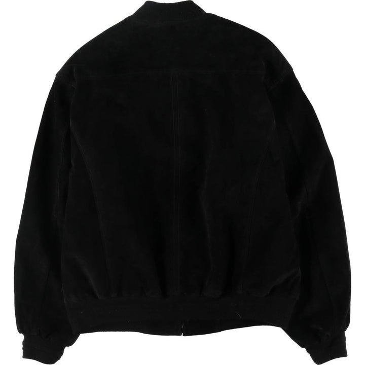 CROFT AND BARROW Padded suede leather blouson, men's size M /eaa523281