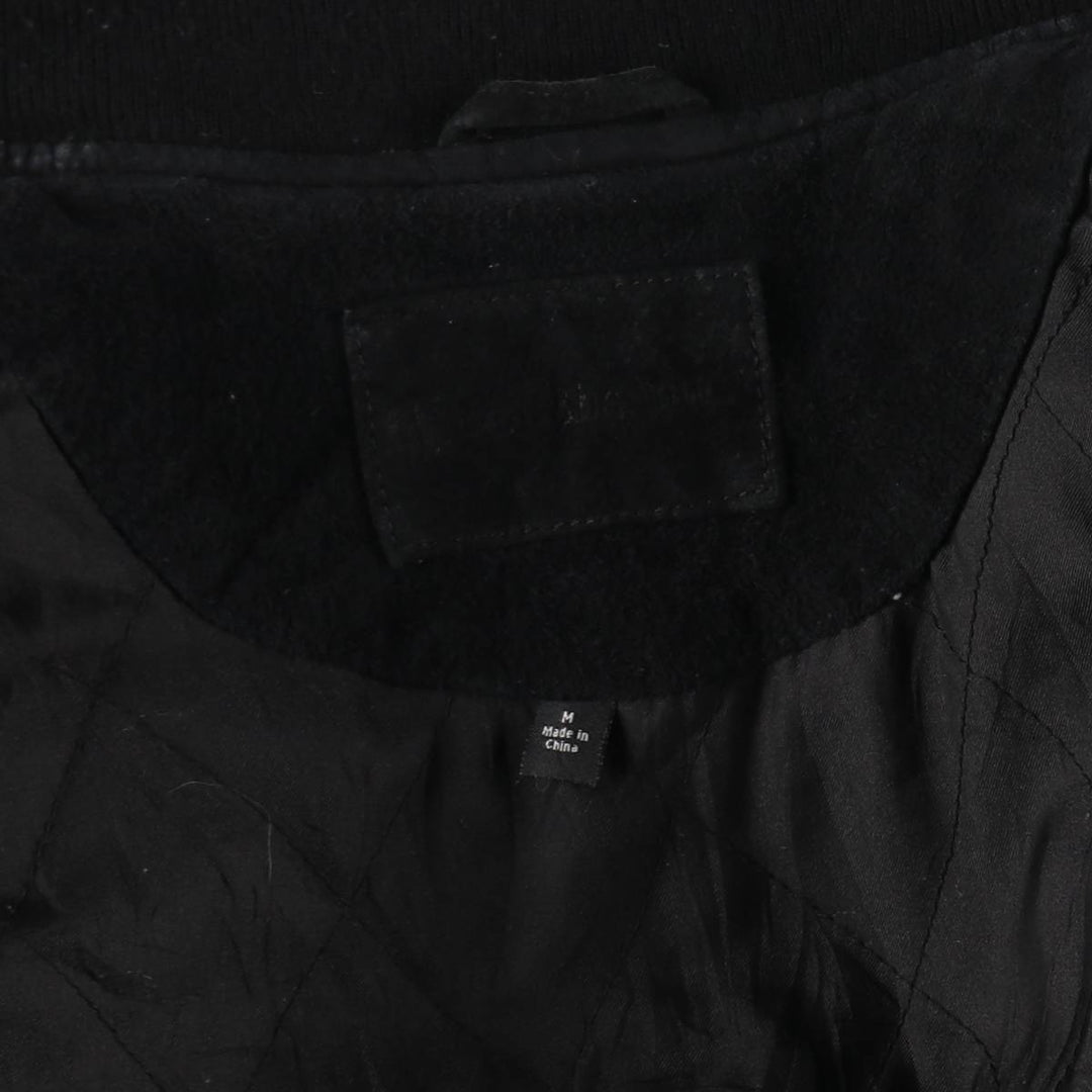 CROFT AND BARROW Padded suede leather blouson, men's size M /eaa523281