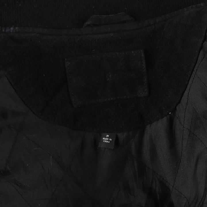 CROFT AND BARROW Padded suede leather blouson, men's size M /eaa523281