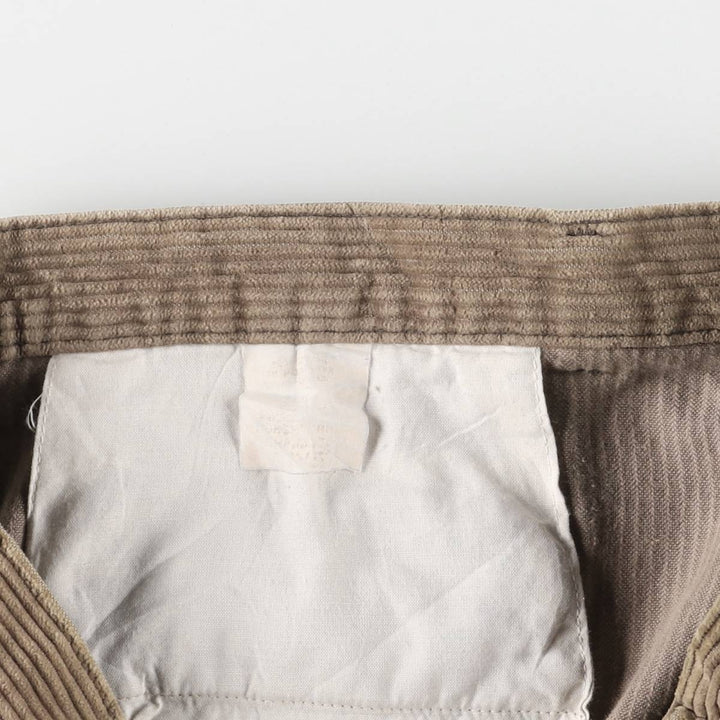 Levi's DOCKERS Wide Ribbed Two-pleat Corduroy Pants Men's W35 Vintage unclear Beige type Vintage Second Hand