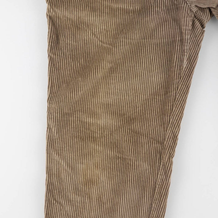 Levi's DOCKERS Wide Ribbed Two-pleat Corduroy Pants Men's W35 Vintage unclear Beige type Vintage Second Hand