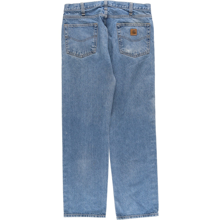 Carhartt Traditional FIT Straight Denim Pants for Men, W35 equivalent cotton blue type Vintage Second Hand