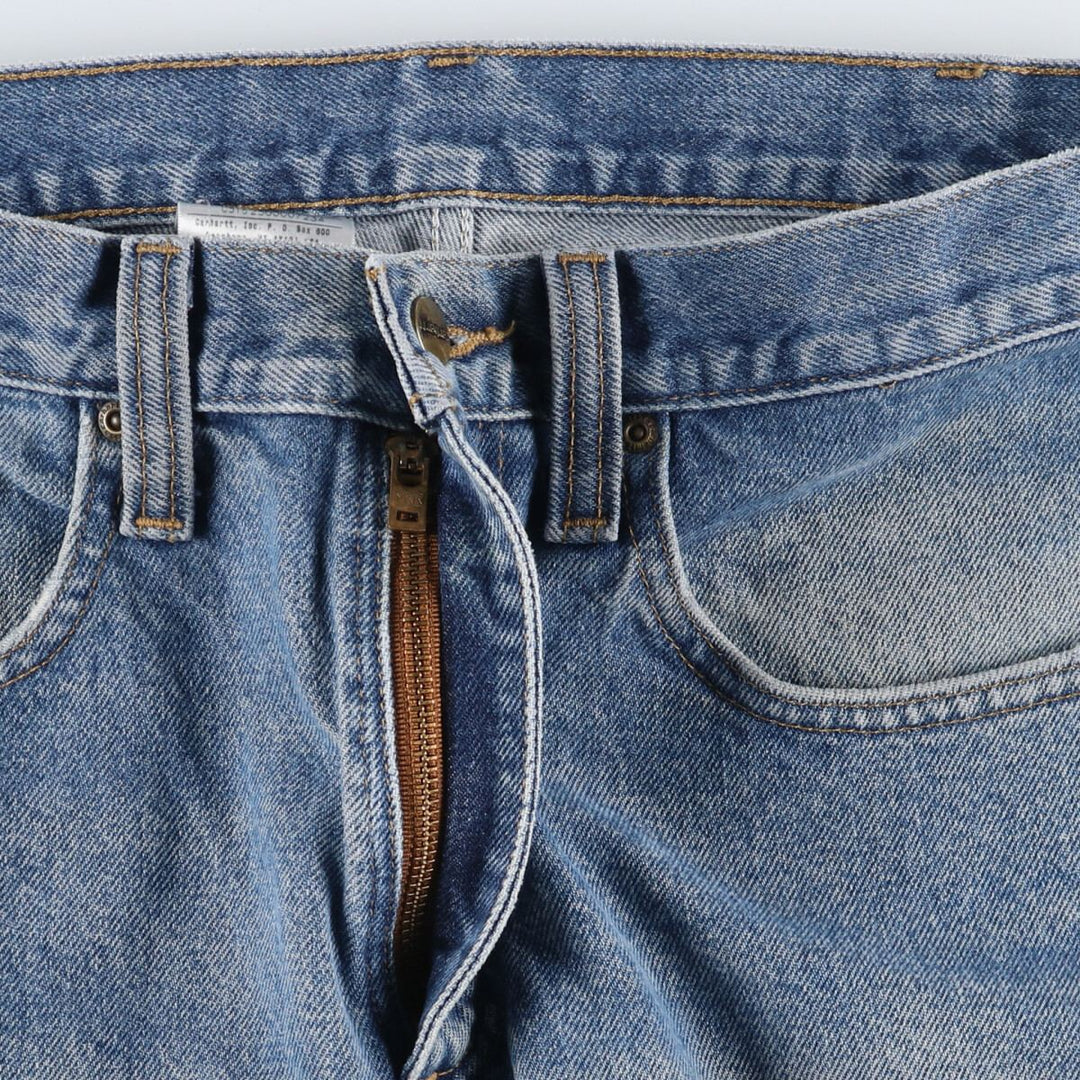 Carhartt Traditional FIT Straight Denim Pants for Men, W35 equivalent cotton blue type Vintage Second Hand