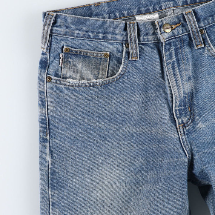Carhartt Traditional FIT Straight Denim Pants for Men, W35 equivalent cotton blue type Vintage Second Hand