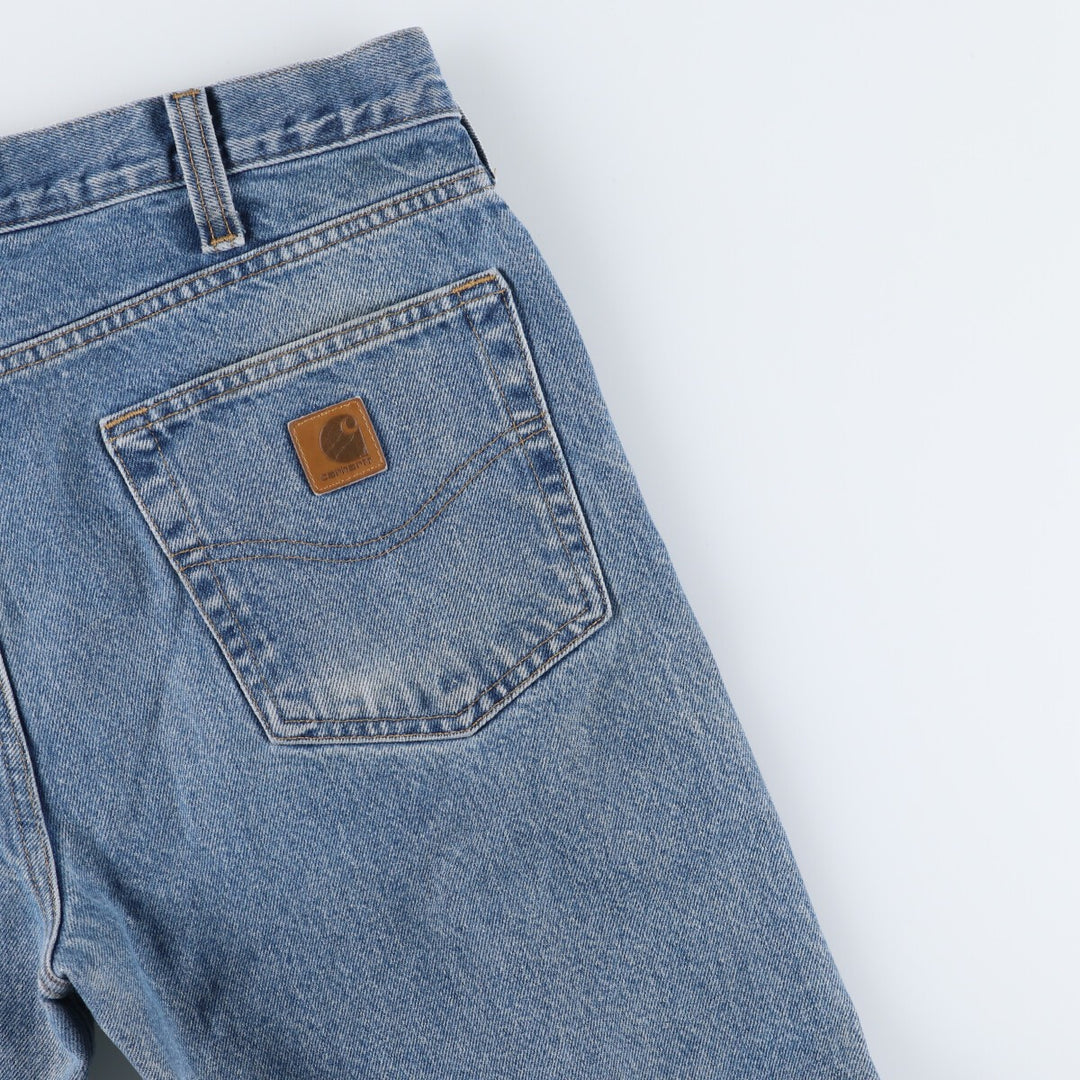 Carhartt Traditional FIT Straight Denim Pants for Men, W35 equivalent cotton blue type Vintage Second Hand