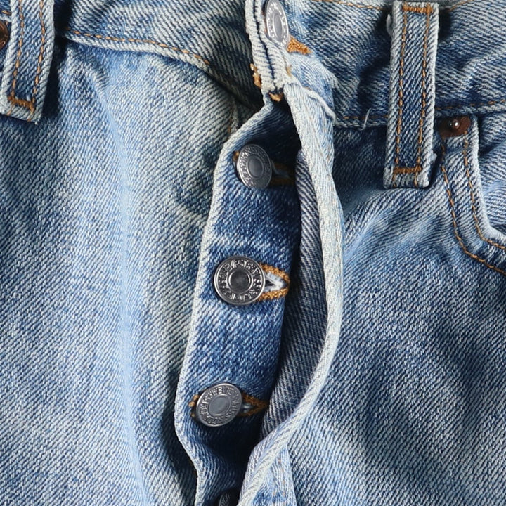00'S Levi's 15501-0574 Straight denim pants for men, size w31 cotton Blue type light blue Vintage Second Hand