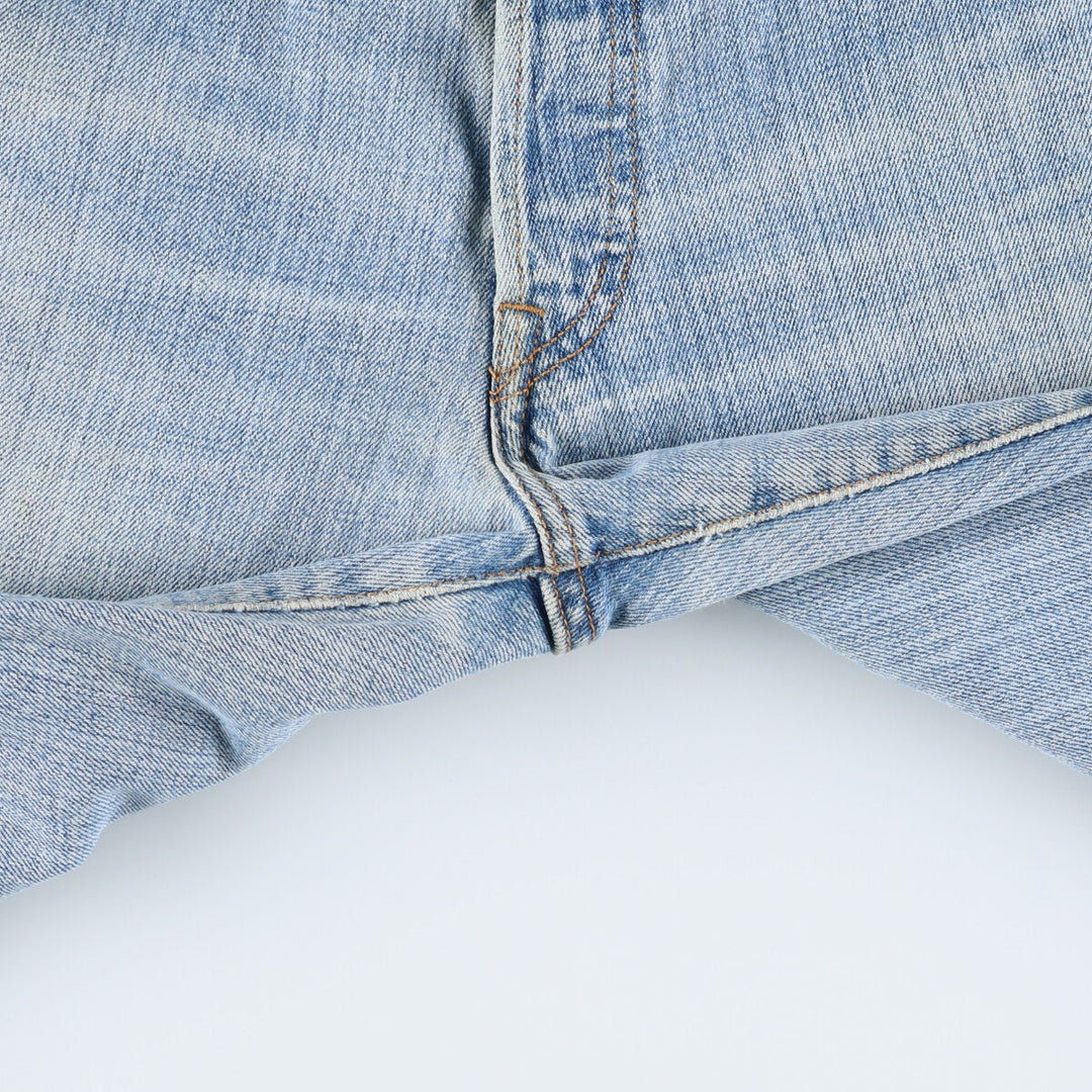 00'S Levi's 15501-0574 Straight denim pants for men, size w31 cotton Blue type light blue Vintage Second Hand