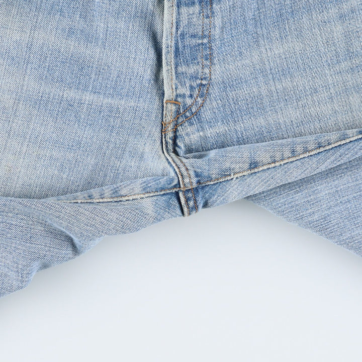 00'S Levi's 15501-0574 Straight denim pants for men, size w31 cotton Blue type light blue Vintage Second Hand
