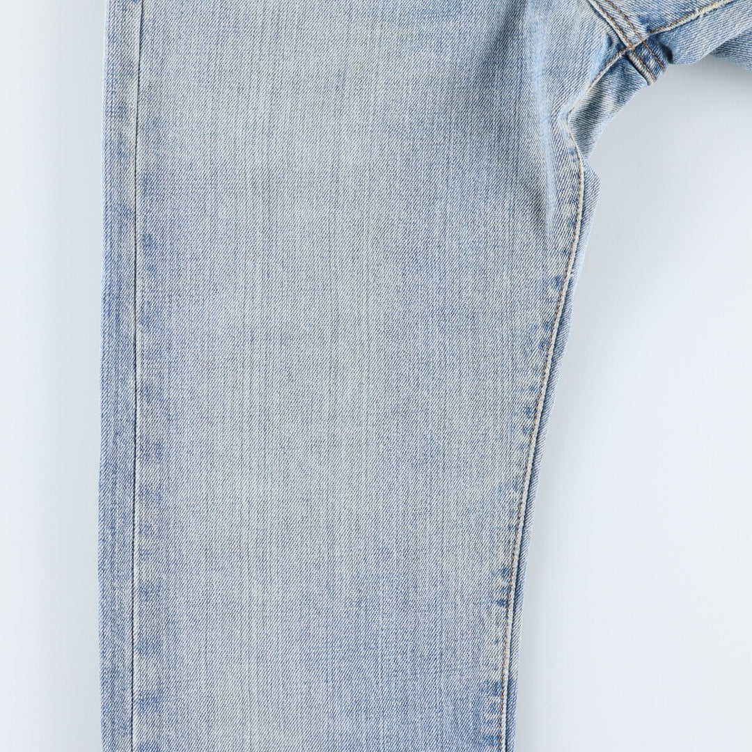 00'S Levi's 15501-0574 Straight denim pants for men, size w31 cotton Blue type light blue Vintage Second Hand