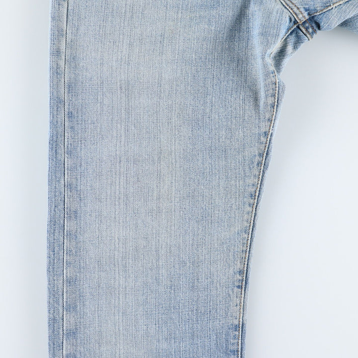 00'S Levi's 15501-0574 Straight denim pants for men, size w31 cotton Blue type light blue Vintage Second Hand
