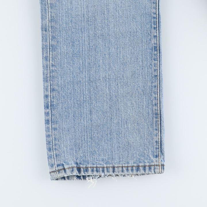 00'S Levi's 15501-0574 Straight denim pants for men, size w31 cotton Blue type light blue Vintage Second Hand