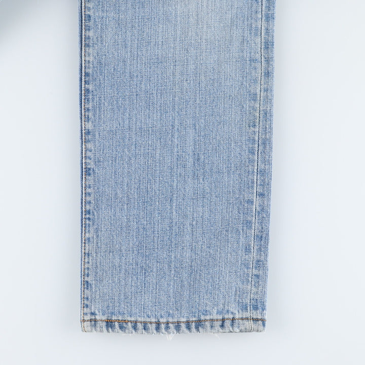 00'S Levi's 15501-0574 Straight denim pants for men, size w31 cotton Blue type light blue Vintage Second Hand