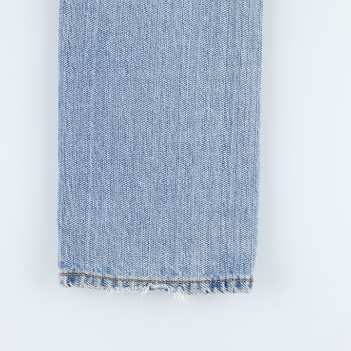 00'S Levi's 15501-0574 Straight denim pants for men, size w31 cotton Blue type light blue Vintage Second Hand