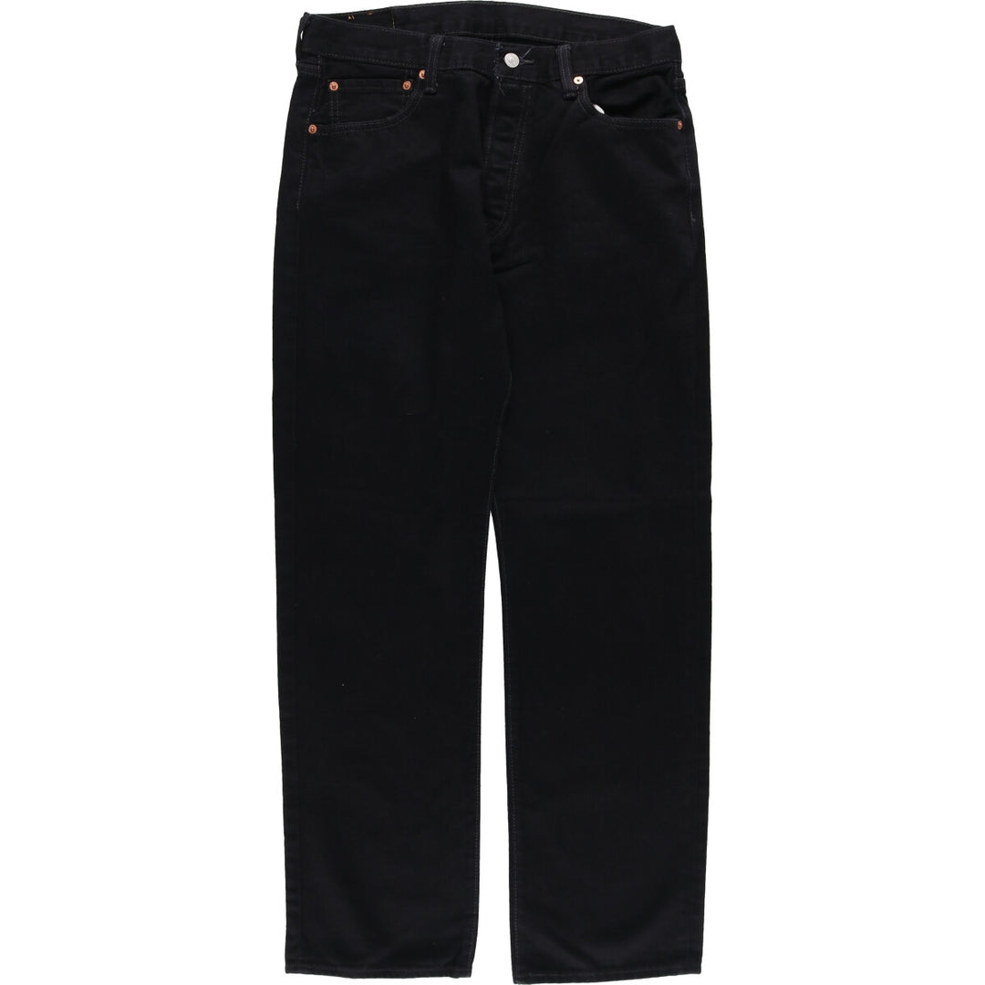 Levi's 501 Black Denim Straight Denim Pants Men's W34 equivalent / eaa523410