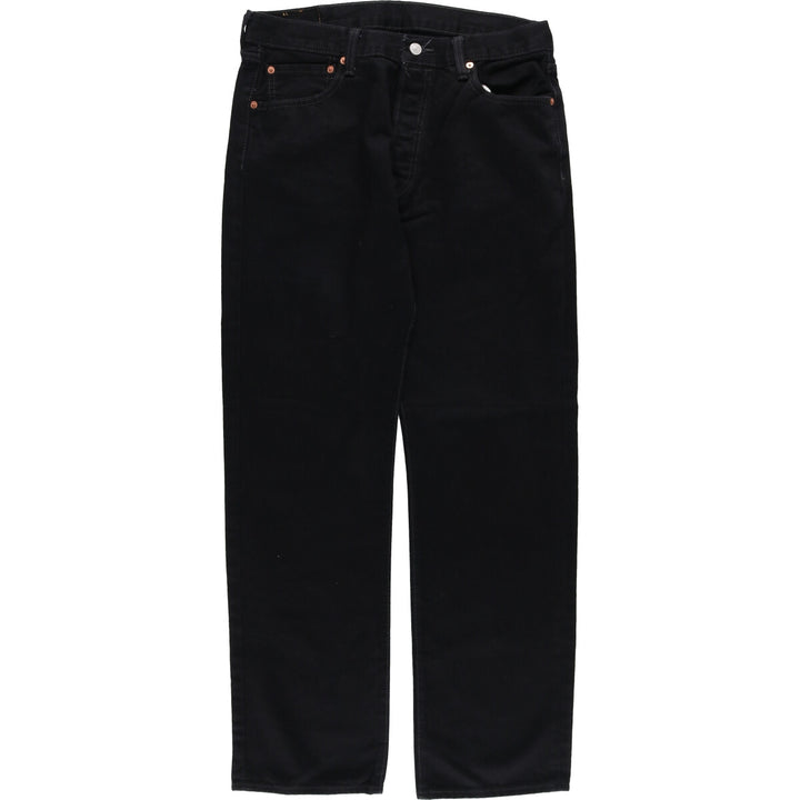 Levi's 501 Black Denim Straight Denim Pants Men's W34 equivalent / eaa523410