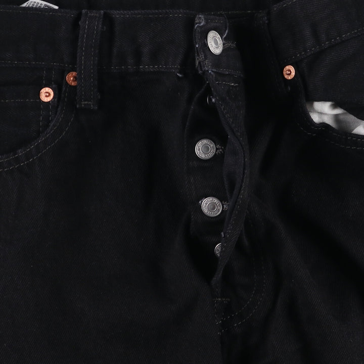 Levi's 501 Black Denim Straight Denim Pants Men's W34 equivalent / eaa523410