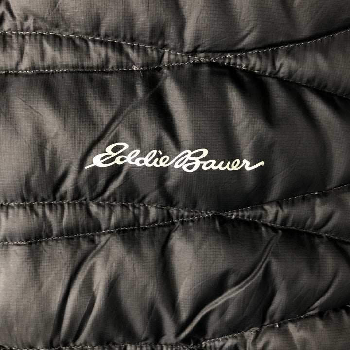 Eddie Bauer Women's Down Vest, Size XL Nylon black type Vintage Second Hand