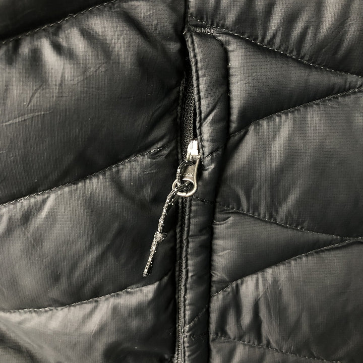 Eddie Bauer Women's Down Vest, Size XL Nylon black type Vintage Second Hand