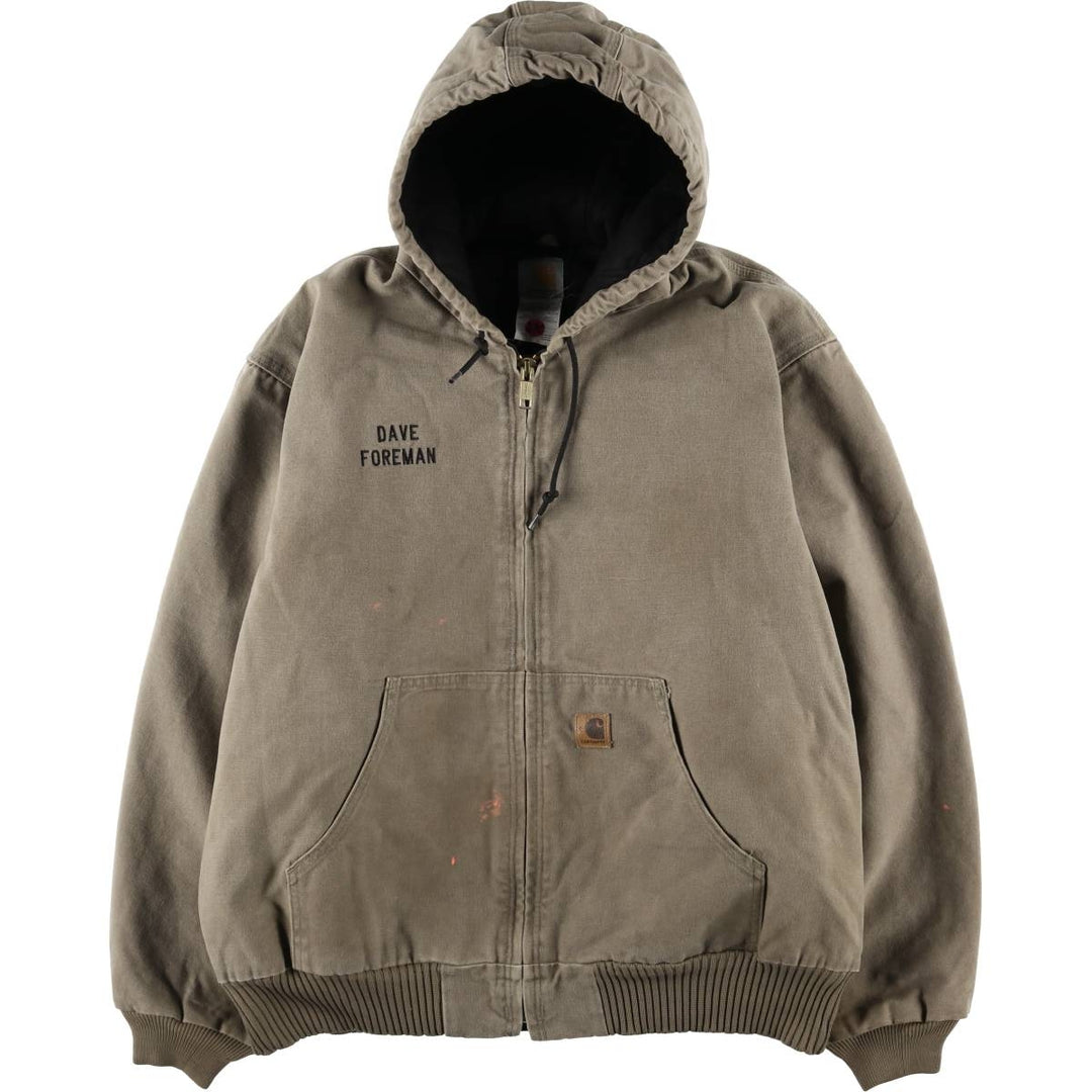 Carhartt Active Jacket Duck Full Zip Hoodie Men's XL / eaa523450