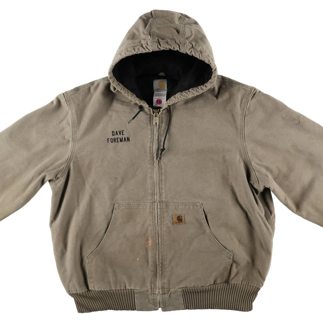 Carhartt Active Jacket Duck Full Zip Hoodie Men's XL / eaa523450