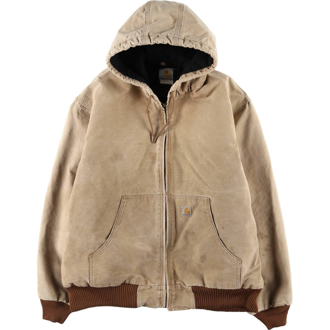 Carhartt Active Jacket Duck Full Zip Hoodie Men's XL Full Zip / eaa523452