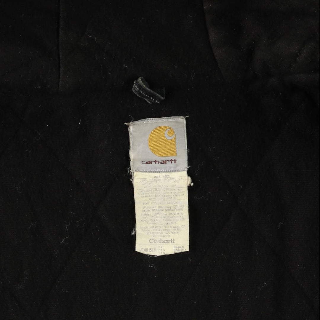 Big Size Carhartt Active Jacket Duck Full Zip Parka Men's XXXL equivalent / eaa523454