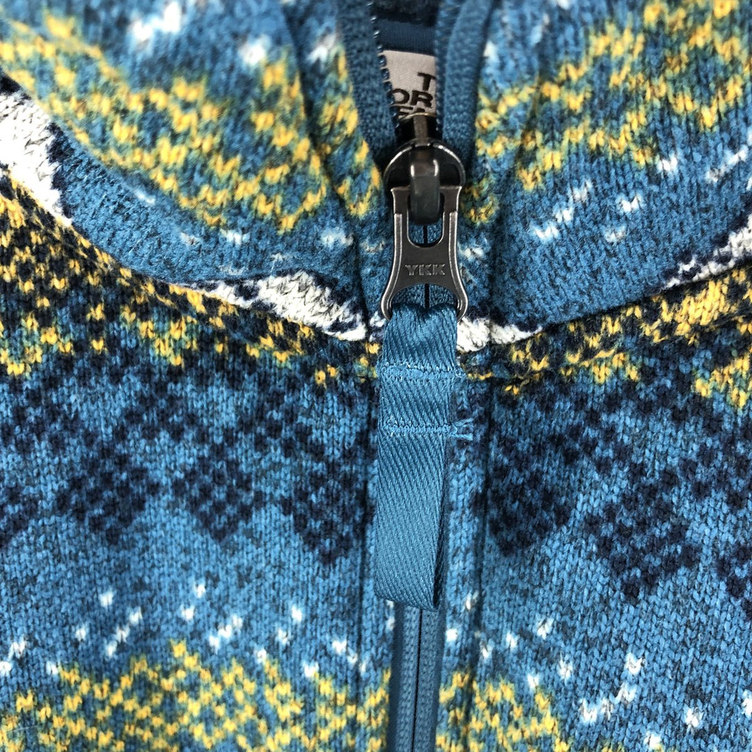 THE NORTH FACE All-over print half-zip fleece pullover, men's size L / eaa523462