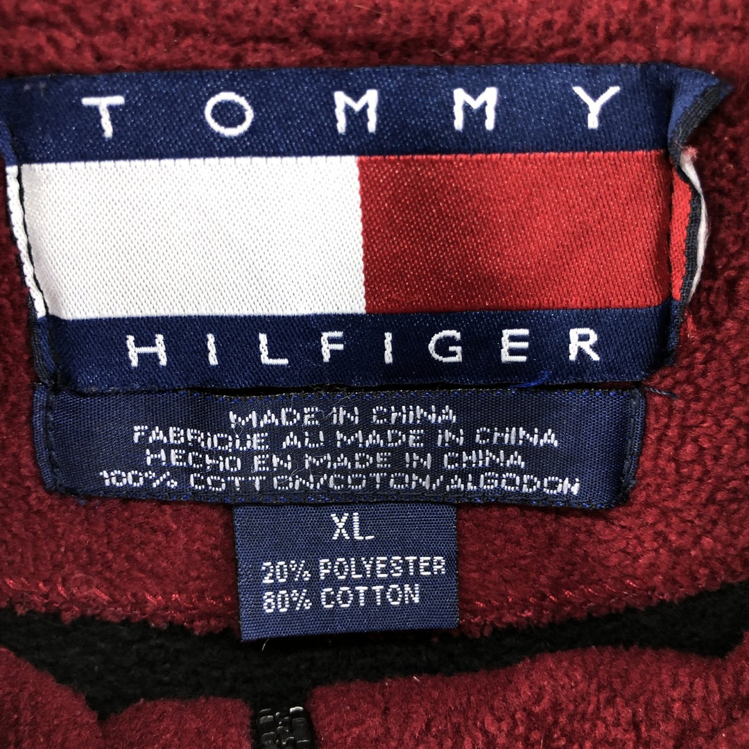 ~90'S Tommy Hilfiger Half-Zip Fleece Pullover Men's XL Vintage /eaa523465
